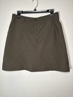 PATAGONIA Inter-Continental Hideway Loden Skirt Army Green Skort 6